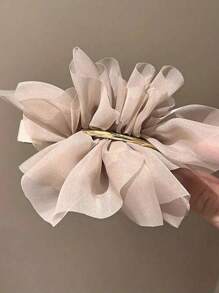 1pc Elegant Floral French Hair Clip, Delicate Hairpins For Ponytail, Bun Hairstyle Accessories Claw Clips Hair Claws Hair Barrettes