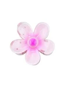 1 Stück/6 Stück blumenmusterhafte, süße und elegante Haarklammern aus buntem ABS-Kunststoff für Frauen, Candy-farbene Haraccessoires wie Haarklammern, Haarklammern, Haarklammern, Haarklemmen, Haarklammern