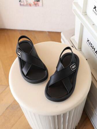 Kids Summer Sandals, Brown For Boys, White For Toddler Boys, Classic Minimalist Style