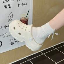 New Summer Custom Detachable Hole Shoes, Outdoor/Office Wear, Platform Breathable Women Sandals, Not Tiring Feet