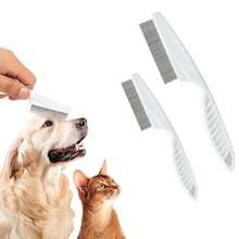Peigne spécial pour animaux de compagnie, convenant pour éliminer les puces, les poux et pour le toilettage des animaux de compagnie