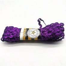1 件 15 码 5 毫米闪光锯齿形丝带涤纶丝带 DIY 手工材料适用于婚礼派对圣诞装饰蝴蝶结丝带