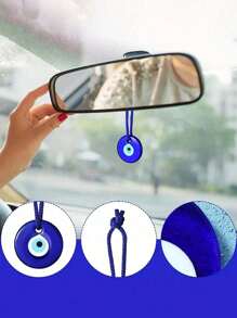 10/5/1 Stück Blau-Auge Muranoglas Anhänger, handgemachter blau-äugiger Talisman, türkischer Blaues-Auge Anhänger, blaues Glaswandbehang, Talisman für Zuhause, Tasche und Auto Dekoration Heim Dekoration, Zimmerdekoration, Wanddekoration, Hochzeitsdekoration, perfektes Geschenk für Schulzeit, Muttertag, Abschluss, Geburtstag, Hochzeit. Schuldekoration Schulüberraschung Studentenwohnheim Dekoration Schulanfang