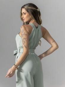 Tailored Overalls M3094 - Mint Green - View 8