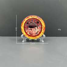 Nezha 2 Movie-Themed Cute Desktop Decoration Resin Craft Figurine, Ideal Small Gift