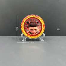 Nezha 2 Movie-Themed Cute Desktop Decoration Resin Craft Figurine, Ideal Small Gift