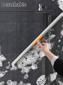 1pc Silicone Broom, High Window Cleaner, Home/Bathroom Floor Mop, Silicone Magic Broom, Suitable For Water Cleaning, Home Bathroom Decor, Autumn Decor, Back To School Decor - Multicolor - View 8