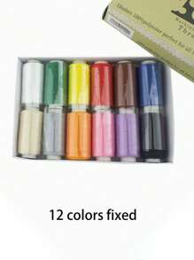 各种颜色的涤纶缝纫线，家用手工缝纫线