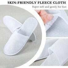 Disposable Slippers 10/20 Pairs Of Closed-To Bathroom Slippers Suitable Suitable Home Guest Hospitality Shoes Cheap SPA Insulation,Galentines,Puppy,Carnival,Party Decorations