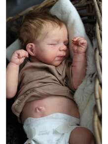 Realistic Reborn Baby Dolls Boy 20 Inch Realistic Toddler Doll Sleeping Real Life Newborn Baby Dolls That Look Real Lifelike Baby Dolls Soft Vinyl Body - 彩色 - 查看 5