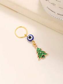 6pcs Boho Ladies Hair Ring Y2K Punk Hair Accessories Fringe Metal Christmas Tree Pendant Hair Buckle Dreadlocks Hair Buckle Dark Wind Halloween Accessories Christmas Gift Party Accessories