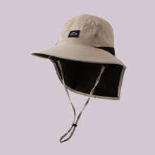Bucket Hat With Neck Cover UV Protection Sun Hat For Outdoor Hiking,Men's Sun Hat Summer Hat, Suitable For Summer Outdoor Activities Such As Hiking And Fishing