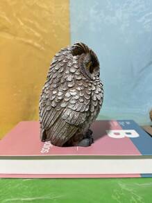 Resin Simulated Owl Ornaments, Furniture Cabinet Desktop Decorative Crafts Gifts Birthday Graduation