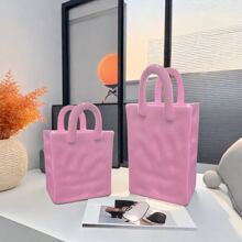 1pc,Handbag Flower Pot Decoration Ornament, Creative Pots, Super Beautiful Flower Pot, Indoor Outdoor Home Decor Garden Patio Unique Home/Kitchen/Office/Dressing Tables Cute Vases Gift