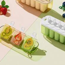 6-Cavity Homemade Ice Pop Mold, Easy Removal, Comes With Reusable Sticks, Funnel And Cleaning Brush - Perfect For Homemade Ice Pops, Fruit Infusions And Party Treats