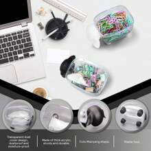 1 pieza Caja de almacenamiento con forma de elefante/oveja linda, organizador de cosméticos impermeable, decoración del hogar a la moda, caja de almacenamiento decorativa simple y práctica, regalo ideal para mujer en inauguración de casa o cumpleaños, apto para habitación, dormitorio, baño, Pascua, boda
