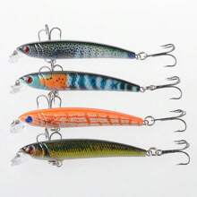 Luya Bait Minnow Hard Bait Paint Bionic Bait Simulation Bait Fish - Multicolor - View 1