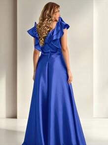 Grife Velasco Women Prom Dresses - azul real - Ver 4