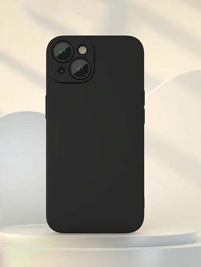 Minimalist Full Coverage Protective Lens Phone Case, Compatible With IPhone 11/11 Pro/11 Pro Max/X/XR/X MAX/XS/12/12 Pro/12 Pro Max/13/13 Pro/13 Pro Max/14/14 Pro/14 Pro Max/14 Plus/15/15 Pro/15 Plus/15 Pro Max/16/16e/16 Plus/16 Pro Max/16 Pro/12 Mini/13 Mini, Anti-Fall, Anti-Slip, Comfortable Soft Shell Phone Protective Cover Waterproof Shockproof Scratch Resistant
