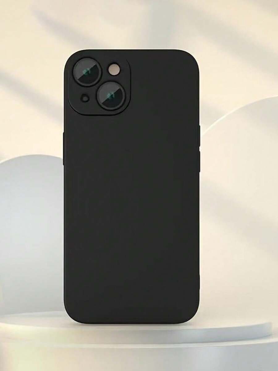 Minimalist Full Coverage Protective Lens Phone Case, Compatible With IPhone 11/11 Pro/11 Pro Max/X/XR/X MAX/XS/12/12 Pro/12 Pro Max/13/13 Pro/13 Pro Max/14/14 Pro/14 Pro Max/14 Plus/15/15 Pro/15 Plus/15 Pro Max/16/16e/16 Plus/16 Pro Max/16 Pro/12 Mini/13 Mini, Anti-Fall, Anti-Slip, Comfortable Soft Shell Phone Protective Cover Waterproof Shockproof Scratch Resistant