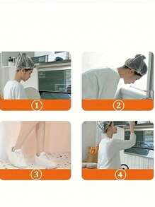 Bộ 20/50/100 chiếc màng bọc thực phẩm co giãn tái sử dụng - Màng nhựa trong suốt, co giãn, dùng để niêm phong bát đĩa, không mùi, là sự thay thế hoàn hảo cho giấy bạc và màng bọc thực phẩm. - Nhiều màu - Xem 7