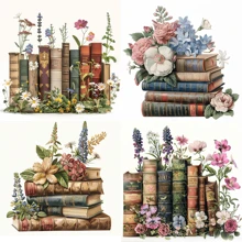 20 PIEZAS Paquete de pegatinas de libros mágicos retro variados para proyectos de manualidades DIY, álbumes de recortes, equipaje, portátil, cuaderno, periodismo, álbum de fotos, decoración de papelería, accesorios estéticos, calcomanías de decoración