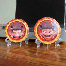 Nezha 2 Movie-Themed Cute Desktop Decoration Resin Craft Figurine, Ideal Small Gift