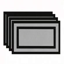 4/6pcs Simple Restaurant Placemats, Suitable For Kitchen Restaurant Table, Party Decoration, Home Decoration