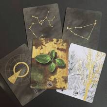 Living Wheel Astrology Oracle Cards, 55 Cards, 9X6cm - Black - View 5