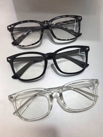 Set de 3 gafas de sol redondas y transparentes de moda para hombre, aptas para uso en interiores y exteriores, viajes al aire libre, accesorios de protección solar casual, accesorios de playa, que se ven elegantes con suéteres, chaquetas, sudaderas, pantalones y pantalones cargo, adecuadas para la protección solar del verano, vacaciones en la playa, deportes al aire libre, fiestas, autoconducción, pesca, ciclismo, compras y toma de fotos