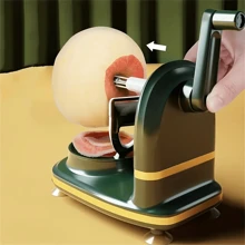 SOKANY 1 pièce d'éplucheur multifonctionnel manuel de fruits, éplucheur à main de légumes et de pommes, en plastique ABS, sans besoin de charge, accessoire de cuisine essentiel pour la maison | Éplucheur de fruits/décoration fonctionnelle | Fonctionnement manuel, Éplucheur de cuisine