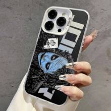 1 pieza Funda de teléfono con estampado de elemento de payaso Joker, funda de teléfono móvil resistente a golpes, compatible con , funda de teléfono móvil personalizada - Patrón de elementos de payaso horizontales - Ver 7