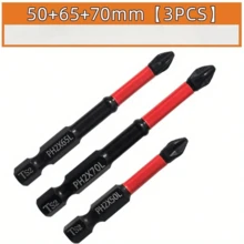 Kit de forets magnétiques antidérapants : 3/5/6 pièces en acier S2, forets à percussion et électriques à tête cruciforme, kit de forets magnétiques à prise antidérapante, outil de réparation de vélo, plusieurs tailles disponibles, outil essentiel pour le cyclisme en extérieur - Multicolore - Voir 8