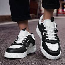 Men's Sports And Leisure Board Shoes - Đen và Trắng - Xem 5