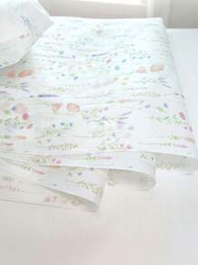 20pcs/10pcs Assorted Color Lavender Floral Wrapping Paper, Floral Packing Paper - For Gift Wrapping, Bouquet Packaging And DIY Projects, Suitable For Birthday, Party And Wedding Decoration, Spring, Bouquet Packaging, Arts And Crafts, DIY, Packaging Bags, And Versatile Decorative Paper For Gift Bag Fillings And Wedding Decoration. - Multicolor - View 6