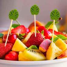 200pcs/100pcs/50pcs/20pcs Creative Fruit Skewers, Fruit Picks, Suitable For Party Events, Cake, Snacks, Party Decoration, Holiday Decoration