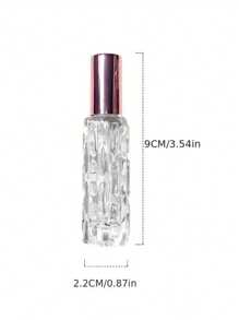 10ml Glass Bottle Perfume Refill Bottle Portable, Mini Refillable Spray, Portable Purse Perfume Container, Canned Perfume Pump Box, Cosmetics Container Spray, Travel Essential Oil Perfume, Mini Spray Glass Bottle, Bottled Perfume Spray Back To School