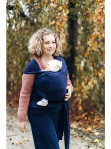 Baby Fular Ergonómico para Bebé - Azul - Ver 2