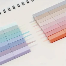 12 支粉彩霓虹荧光笔 - 凿尖，不渗色，不褪色，适用于笔记本、学校和办公用品 - 理想的复活节礼物，颜色随机 - 彩色 - 查看 11