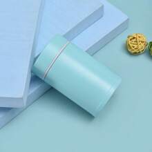 1pc 304 Stainless Steel Vacuum Insulated Tumbler Bottle, Portable Cute Mini Pocket Cup For Nest Soup/Breakfast, Unisex Design, Student Use Back To School