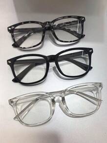 3pcs Round Transparent Fashion Sunglasses For Men, Suitable For Indoor/Outdoor Use, Outdoor Travel, Casual Sun Protection Accessories, Beach Accessories, Looks Stylish With Sweaters, Jackets, Hoodies, Leather Pants And Cargo Pants, Suitable For Summer Sun Protection, Beach Vacation, Outdoor Sports, Party, Self-Driving, Fishing, Cycling, Shopping And Taking Photos