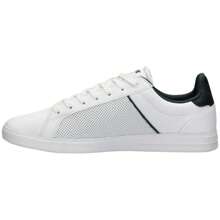 Tenis Lacoste Lit Base Blanco/Verde Casual Para Hombre - Blanco - Ver 4