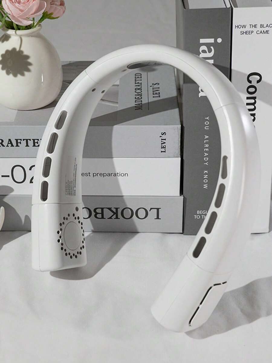 5 Wind Speed Settings, Neck-Hanging Fan, Compact Size, Safe For Babies & Pregnant Women