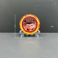 Nezha 2 Movie-Themed Cute Desktop Decoration Resin Craft Figurine, Ideal Small Gift