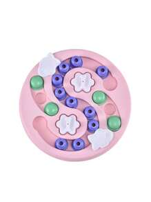 1pc Dog Puzzle Toys Slow Feeder, Interactive IQ-Enhancing Food Dispenser, Non-Slip Slow Eating Bowl, Cat And Dog Food Game, Durable And Easy To Clean, Anti-Choking Function, Slow Feed Treat Dispenser, Suitable For Small To Large Dog Breeds For Intelligence Training.