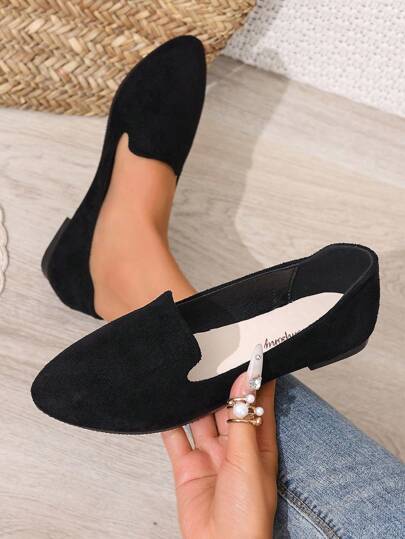 2025 Spring & Summer New Flat Slip-On Shoes, Fashion Versatile Casual Flat Women Shoes, Low Vamp Women Flats, All-Season Women Shoes, Work Shoes