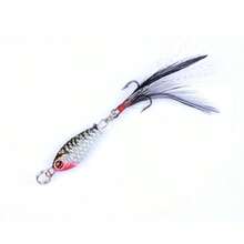 طُعم سمكة رصاص معدني صغير غاطس للغمر، تروس صيد السمك القاسي، طُعم اصطناعي حيوي - مشاهدة 6