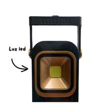 Lampara de emergencia multifunción, panel solar 4000lum +Reg Mayoreo DT6TA - Negro - Ver 4