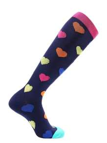 3 Pairs Women Sports Compression Socks, Medical Grade 20-30 MmHg Compression, Suitable For Running, Travel, Nurse, Best Compression Socks