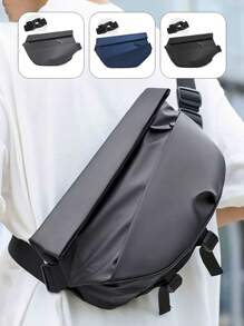 Unisex Waterproof Waist Bag Shoulder Bag - Fashion Casual Waterproof Chest And Back - 灰色 - 查看 1
